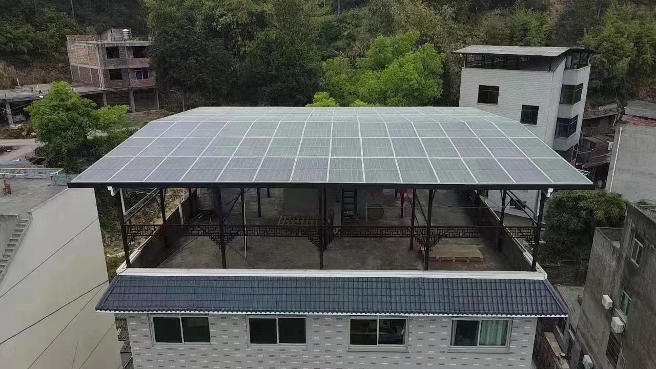 铜仁15kw+10kwh自建别墅家庭光伏储能系统